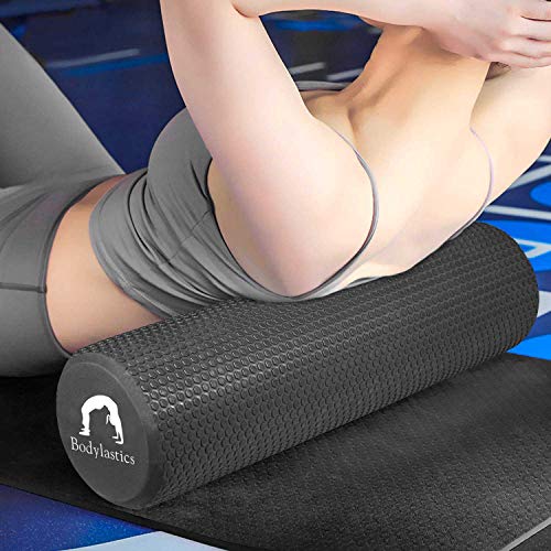Bodylastics Foam Roller (30 x 15 cms) for Deep Tissue Massage, Relief from Sore Muscles Pain, Pre & Post Exercise Fitness Workout Sessions - Image 3