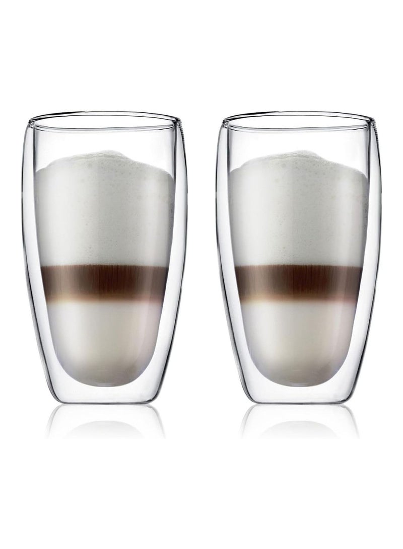 bodum Set of 2 Pavina Double Wall Glass, - Image 1