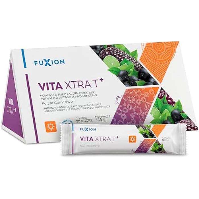 Fuxion VITA Xtra T+, Long-Lasting Energy Boost That Will Last The Whole Day, Energy Drink(VITA Xtra T+, 28 Sticks) - Image 1
