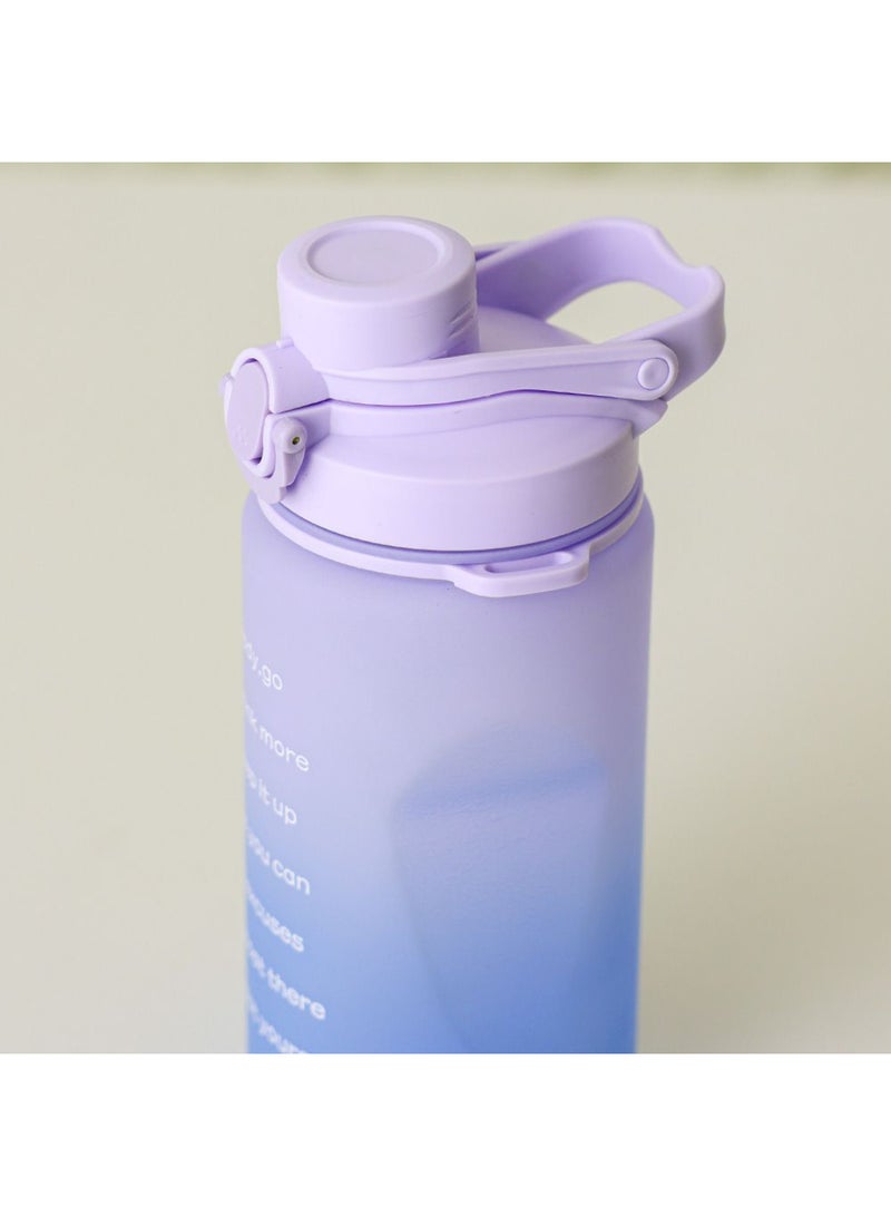 DANUBE HOME Alpine Aqua Gym Bottle – Durable, Leak-Proof Water Bottle for Fitness, Gym, and Outdoor Use – BPA-Free, Reusable Sports Hydration Bottle for Active Lifestyle L9.5xW24.5Cm 1200ml Purple - Image 3