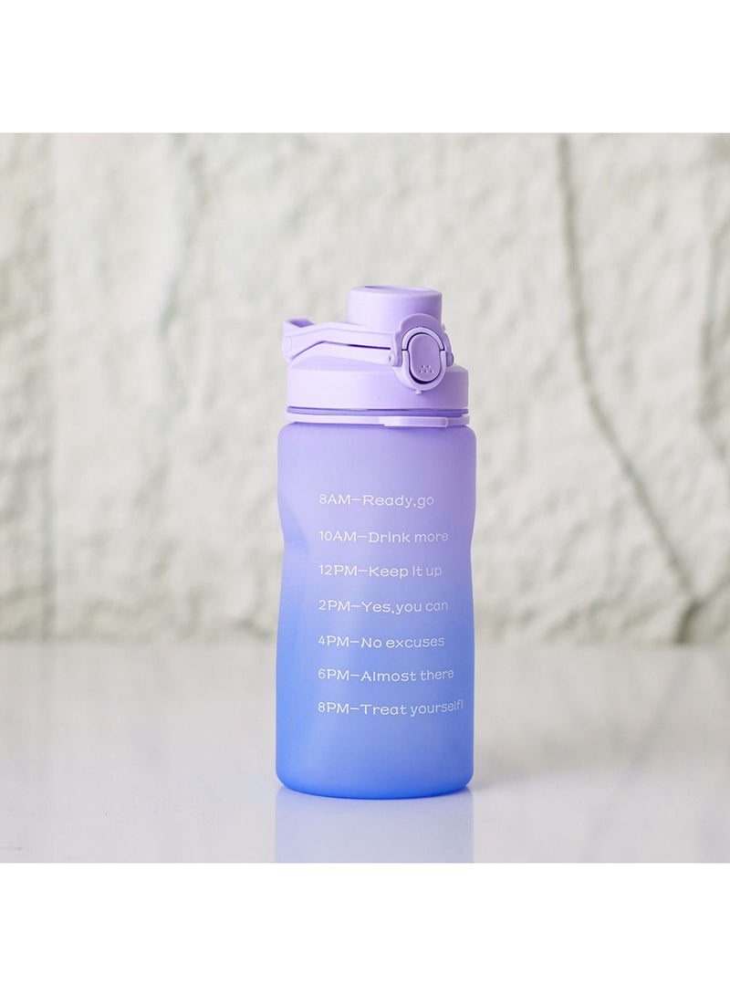 DANUBE HOME Alpine Aqua Gym Bottle – Durable, Leak-Proof Water Bottle for Fitness, Gym, and Outdoor Use – BPA-Free, Reusable Sports Hydration Bottle for Active Lifestyle L9.5xW24.5Cm 1200ml Purple - Image 1