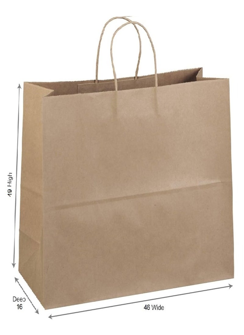 Generic - 25 Pcs Brown Kraft Paper Bag/ 46*49*16 cm - Image 1