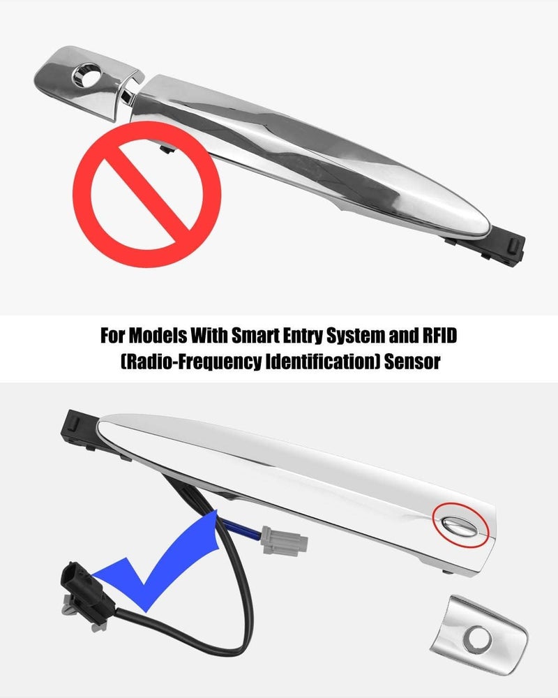 TIKSCIENCE Chrome Exterior Door Handle for Nissan - Image 5