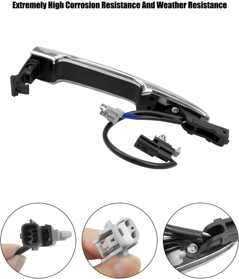 TIKSCIENCE Chrome Exterior Door Handle for Nissan - Image 3