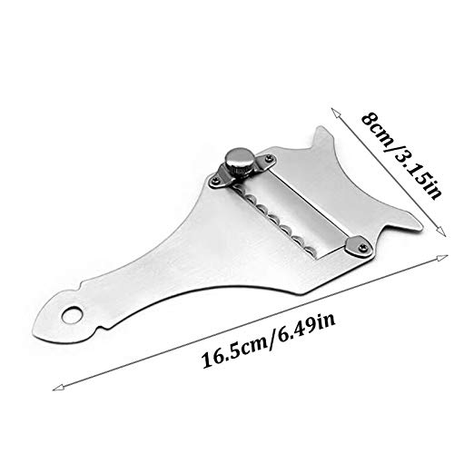 Wenplus Professional Stainless Steel Truffle Slicer with Adjustable Blade, Truffle Cutter Cheese Scraper Chocolate Shaver Vegetable Peeler(A) - Image 2