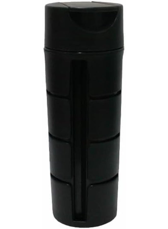 Spaceshoop Phone Holder Water Bottle 600ml (black) - Image 1