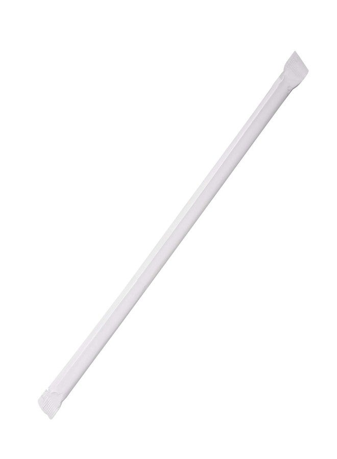 Karat [2,000 ct] 7.75" Jumbo Straws (0.2" Diameter), Individually Wrapped | Clear - Image 1