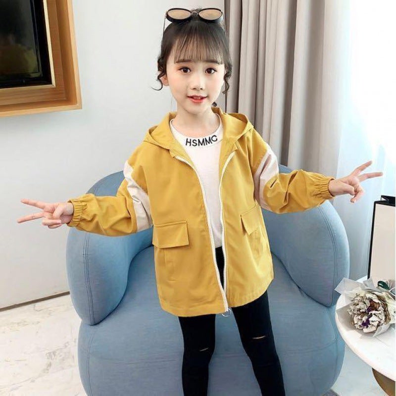 Girls Wear Thin Jacket Fashion New Children'S Top Women'S Korean Sports Jacket - Image 4
