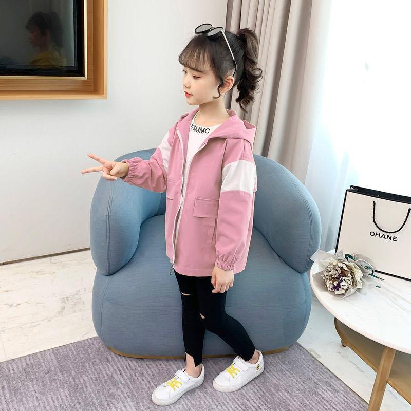 Girls Wear Thin Jacket Fashion New Children'S Top Women'S Korean Sports Jacket - Image 5