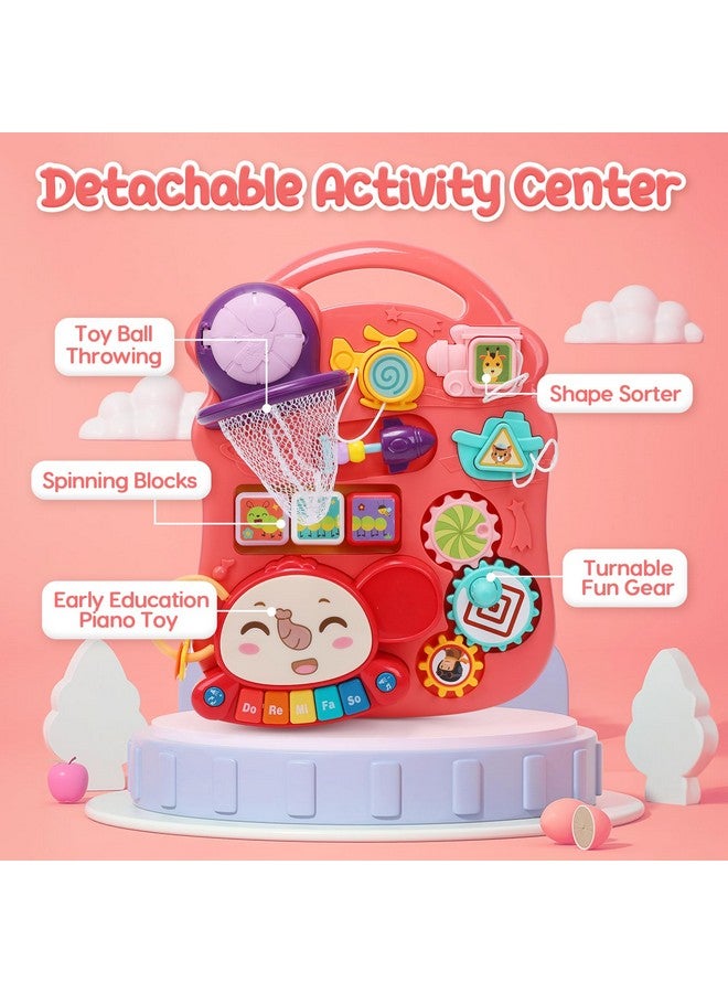Cute Stone Baby Walker For Boys Girls, 2 In 1 Sit-To-Stand Learning Walker And Activity Center, Baby Walking Toy, Early Learning Push Toy Gift For Infant - Image 4