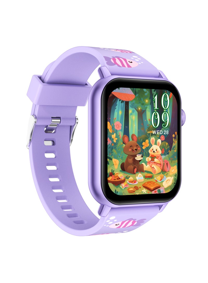 NEXORX Kids Smart Watch with Games & Camera | Best Gift for Boys & Girls | Easy Touch Screen | NEXORX KiddoTime (Purple) - Image 1