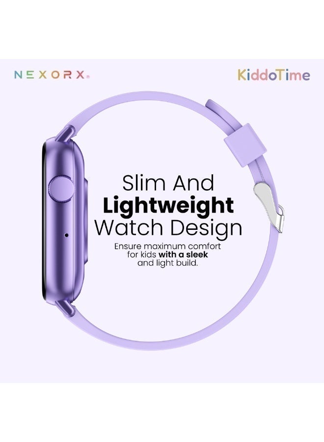 NEXORX Kids Smart Watch with Games & Camera | Best Gift for Boys & Girls | Easy Touch Screen | NEXORX KiddoTime (Purple) - Image 3