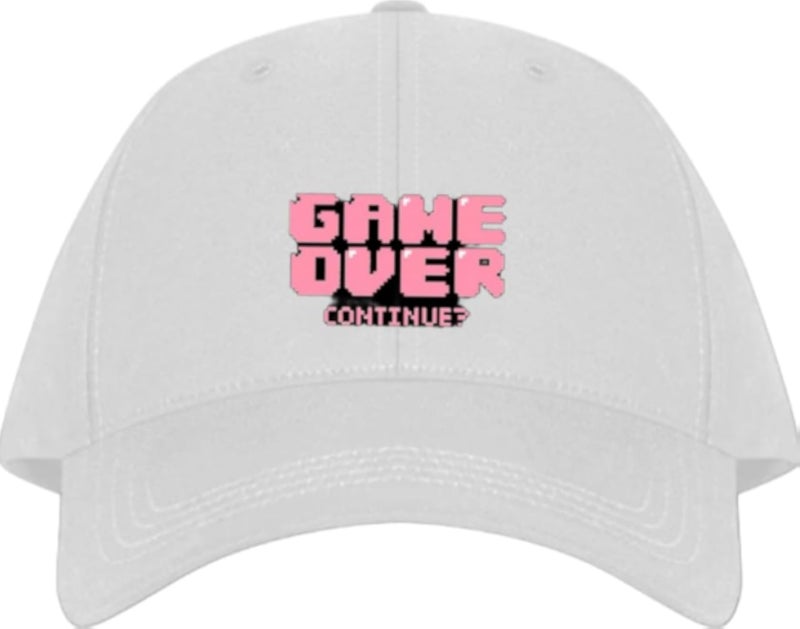 GAME OVER Planets unisex baseball cap White