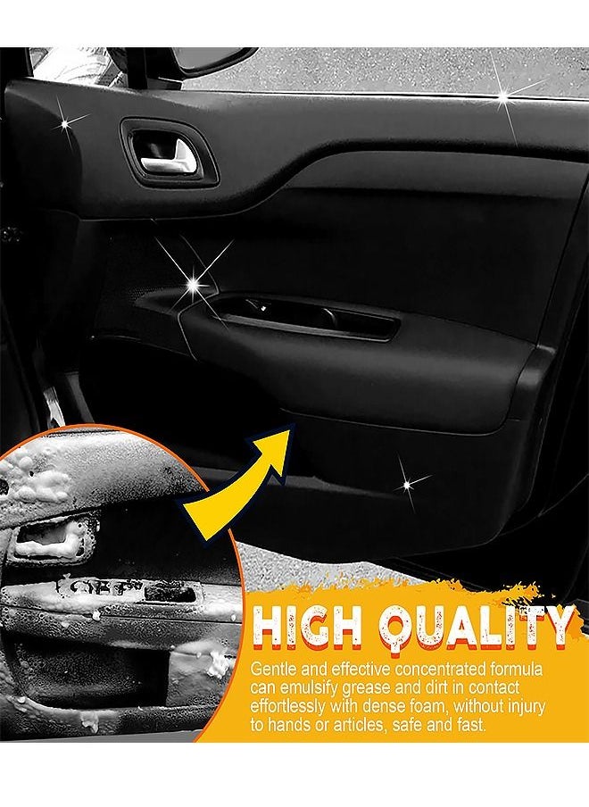 Foam Cleaner For Car And House 30ml,Decontamination And Sterilization Glazing Maintenance Without Injuryto Hands Or Articles, Safe And Fast,Create Penetrating Foam To Absorb Hidden Dirt