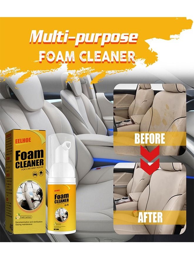 Foam Cleaner For Car And House 30ml,Decontamination And Sterilization Glazing Maintenance Without Injuryto Hands Or Articles, Safe And Fast,Create Penetrating Foam To Absorb Hidden Dirt
