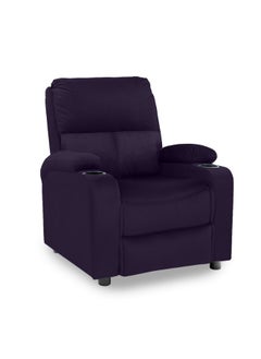 Cinematic Velvet Upholstered Classic Recliner Chair With Bed Mode - Dark Purple - 90x95x80cm - pzsku/ZE8AD4FE0FDB08783CF38Z/45/_/1720259743/09e9dc79-759b-44a8-b59f-0e1cf80138ab