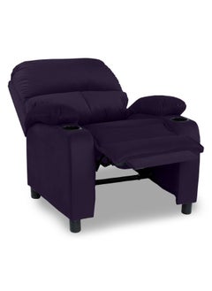 Cinematic Velvet Upholstered Classic Recliner Chair With Bed Mode - Dark Purple - 90x95x80cm - pzsku/ZE8AD4FE0FDB08783CF38Z/45/_/1720259809/d9ac91a5-5d0d-4a70-ab76-a090c576061c