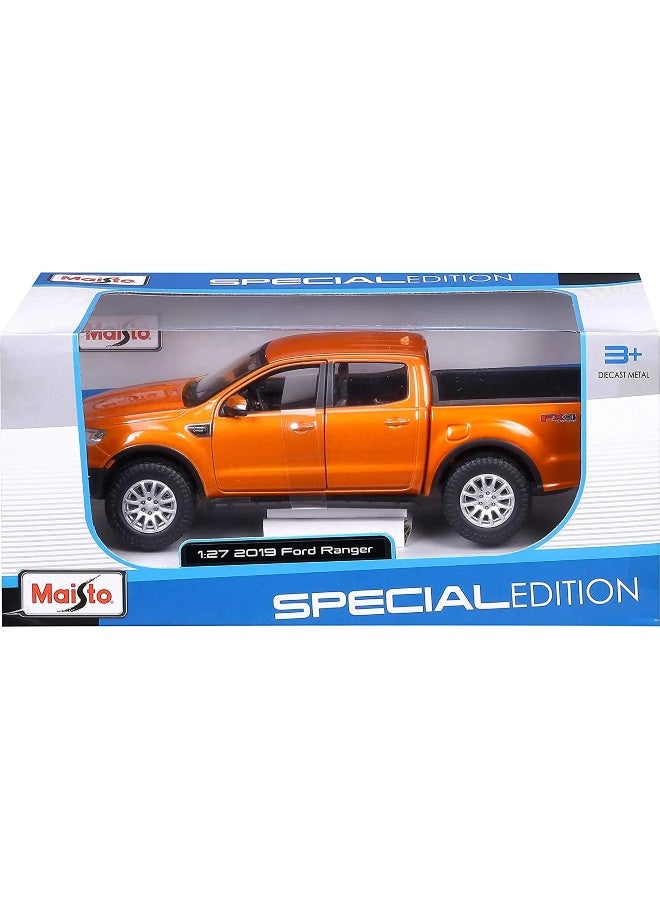 Maisto Maisto Special Edition 2019 Ford Ranger Die-cast Car (1:27, Orange Metallic)  - Image 1