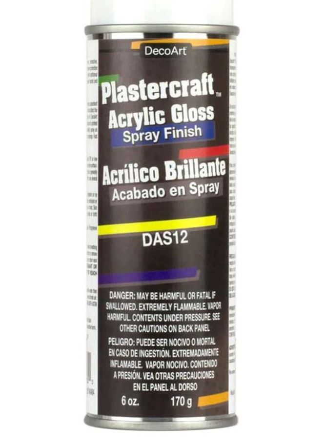 DecoArt Plastercraft Acrylic Sealer/Finish Spray Gloss 170 G