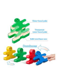 Y&D 16Pcs Wooden Building Blocks for Toddlers 1-3 Year Old Girls Boys Gifts, Stacking Sensory Toys Kids Birthday Gifts Presents Age 2-4  - Image 4