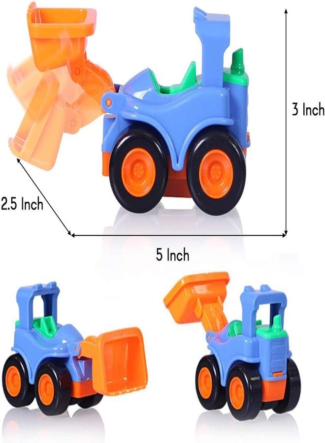 Wizplex WizToy Construction Toy Cars (3 Month Warranty) for 2,3,4,5 Year Old Boys, Girls Toddlers - Push and Go Construction Truck Toy, Pull Back Vehicles - 6 Pack Gift Set - Image 4