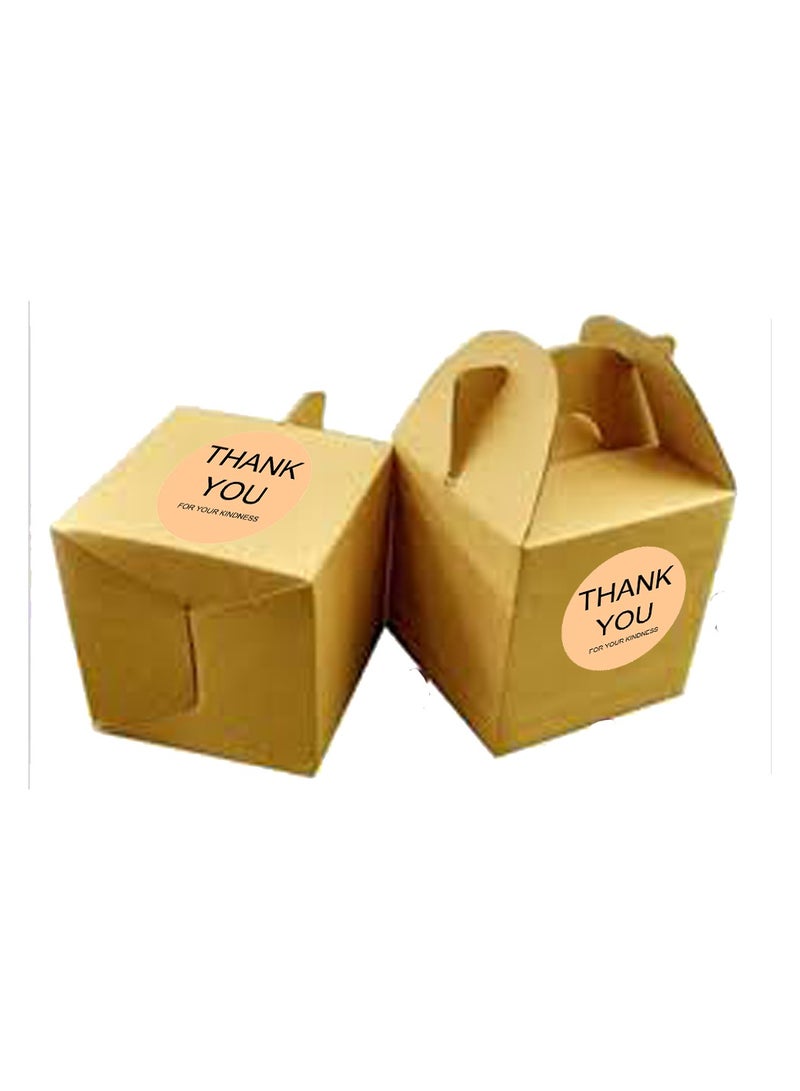Sticker size 3.7 cm, decorated with the phrase “Thank you”, number of 120 stickers, used with gifts, self-adhesive and water-resistant stickers used in birthdays, wedding parties, decorations, and gif - Image 4
