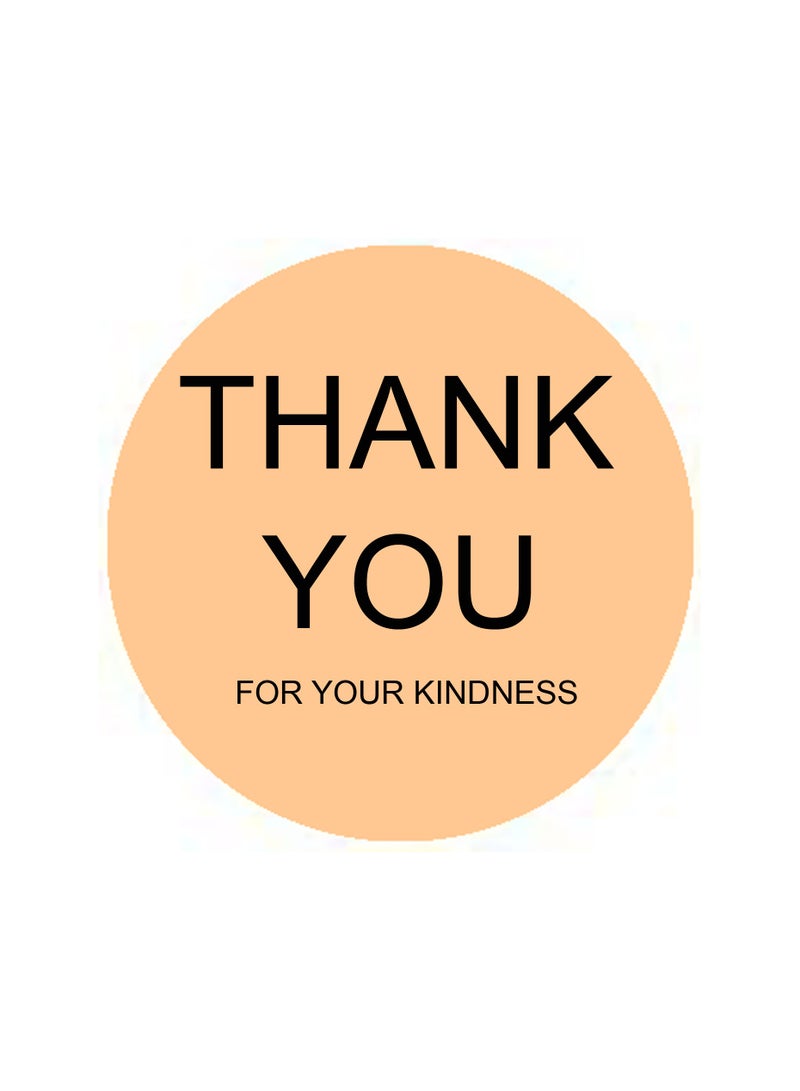 Sticker size 3.7 cm, decorated with the phrase “Thank you”, number of 120 stickers, used with gifts, self-adhesive and water-resistant stickers used in birthdays, wedding parties, decorations, and gif - Image 2