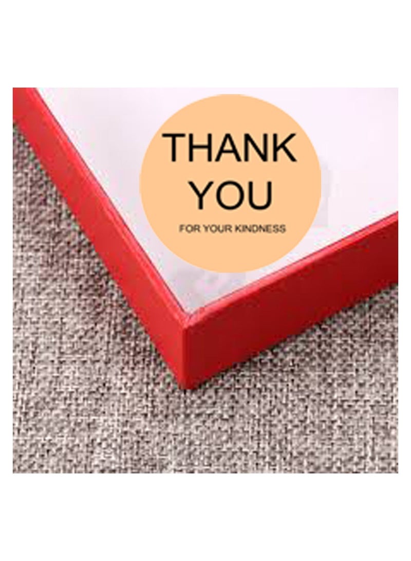 Sticker size 3.7 cm, decorated with the phrase “Thank you”, number of 120 stickers, used with gifts, self-adhesive and water-resistant stickers used in birthdays, wedding parties, decorations, and gif - Image 5