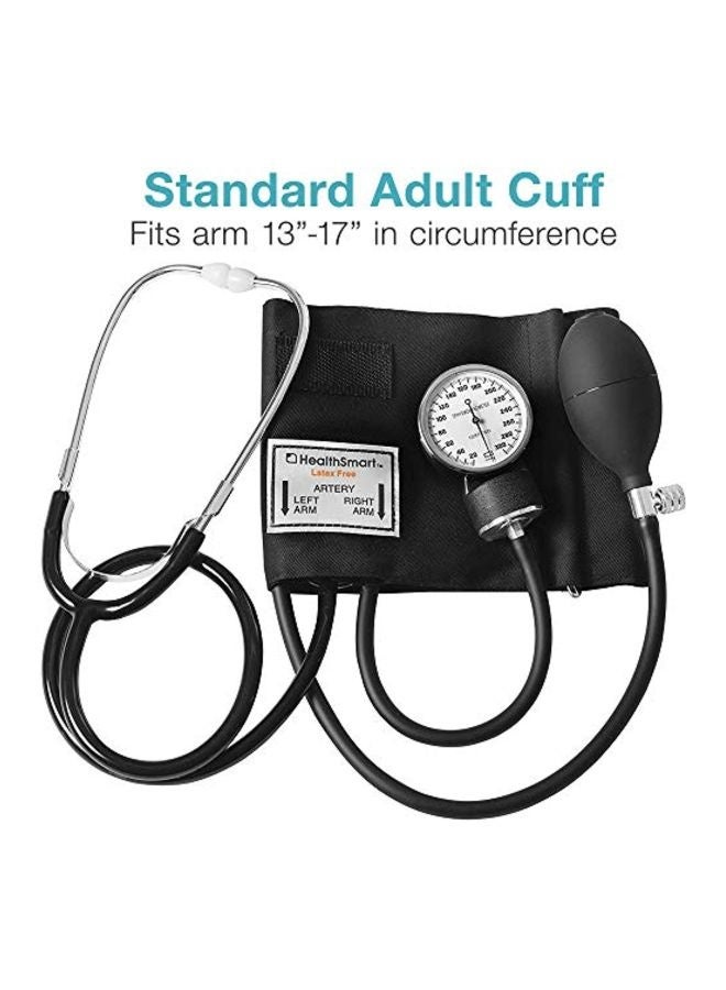 COYO Manual Blood Pressure Monitor, Self Taking Blood Pressure Kit, With Cuff Size with Attached Stethoscope, Adult - Image 2