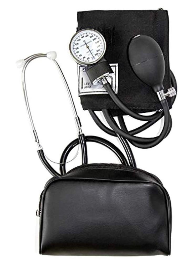 COYO Manual Blood Pressure Monitor, Self Taking Blood Pressure Kit, With Cuff Size with Attached Stethoscope, Adult - Image 1