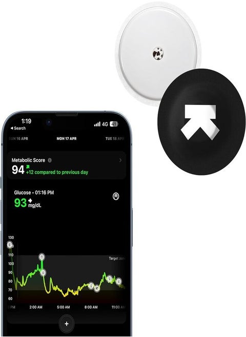 Ultrahuman M1 Live | Smart Glucose Monitoring via App | Enhance your lifestyle, optimise your diet and fuel your workouts | 24/7 Glucose Monitoring with advanced Freestyle Libre 2 CGM Sensors (1 CGM)