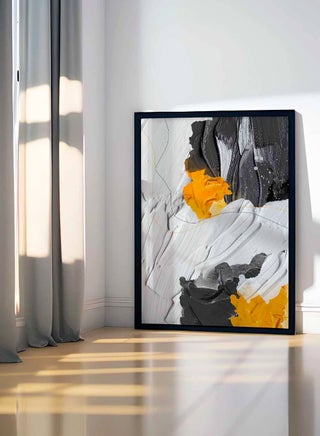 Canvas Wall Art Stretched Over Wooden Frame with Black Floating Frame, Abstarct Oil Painting  Painting, For Home, Living Room, Office Decor - pzsku/ZE8AD94B4A8C999609D47Z/45/_/1692799282/43071287-0b98-4301-8387-75b5c3ee3c47