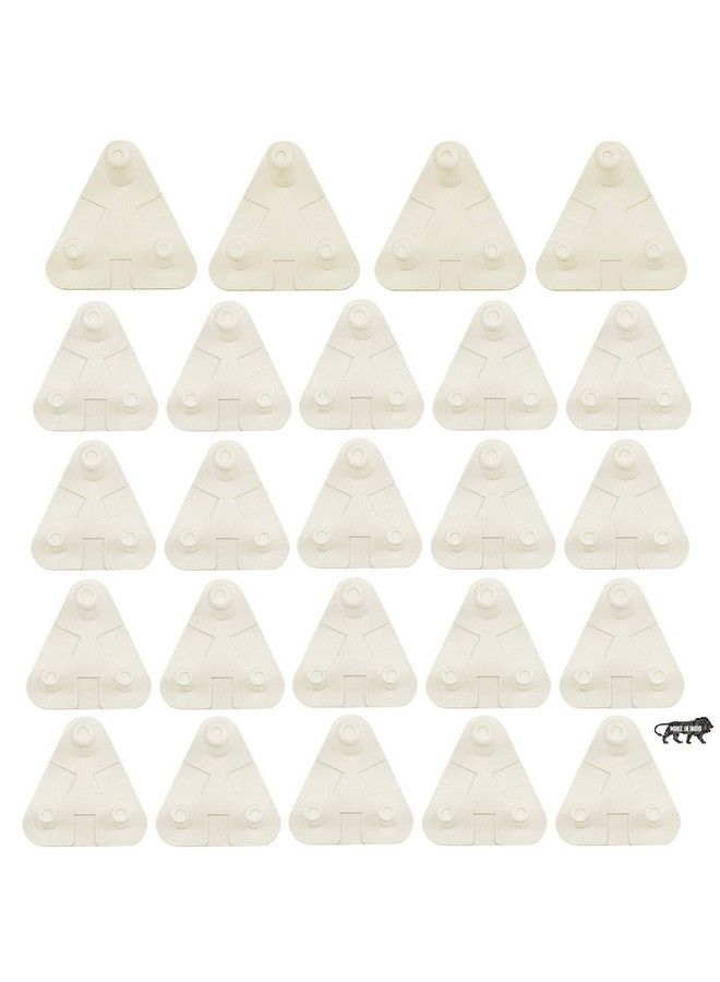 KitschKitsch غطاء مأخذ كهربائي للأطفال الرضع للأطفال مصمم بشكل آمن مصنوع في الهند 5A و 15A (أبيض) (عبوة من 24) - Image 3