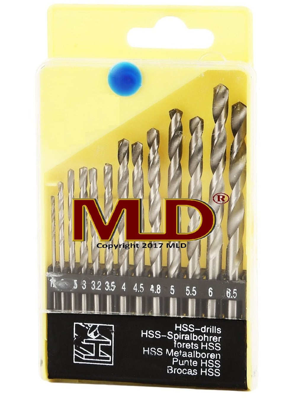 MLD MLD Drill Bits Set for Wood Malleable Iron Aluminium Plastic pvc drill bit set 13 Pieces etc 