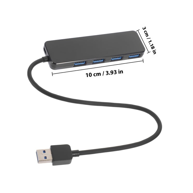 محور USB C فائق النحافة متعدد المنافذ مع ضوء مؤشر لأجهزة الكمبيوتر المحمولة والمكتبية - Image 3