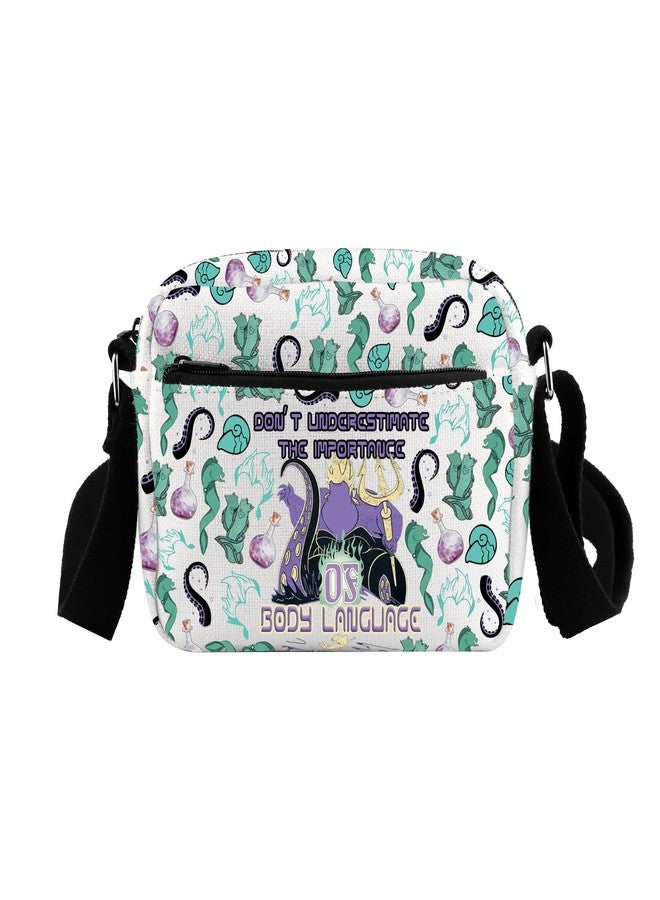 TOBGBE Sea Witch Merch Gifts Villains Witch Crossbody Bag for Fans Don't Underestimate The Importance Of Body Language(Sea Witch Body LanguageH CB) - Image 1