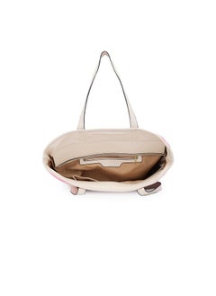 CAPRESE Caprese Zuzu Tote Large Cream - Elegant shoulder bag with abstract print, spacious office tote, quick access back zip, perfect for daily use and work  - Image 4