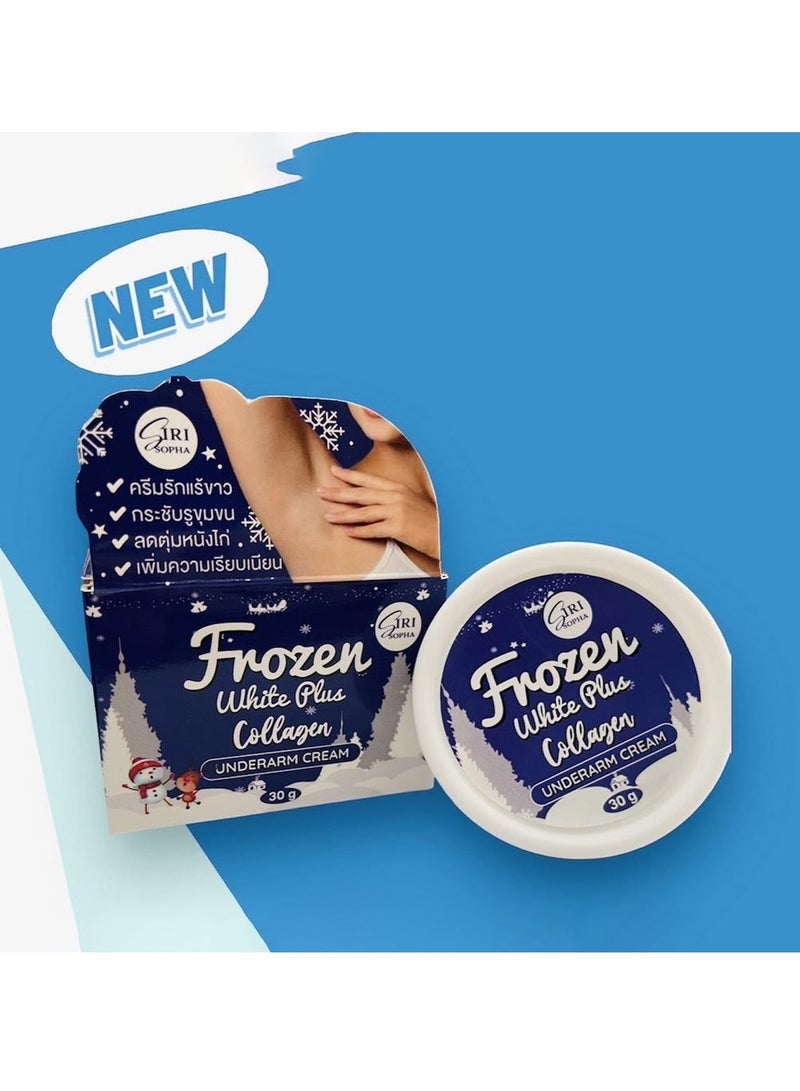 Frozen Collagen Frozen White Plus Collagen Underarm Cream - 30g - Image 2