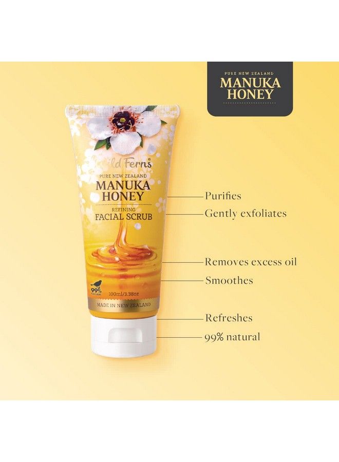 Wild Ferns Manuka Honey Gentle Facial Scrub - Image 4