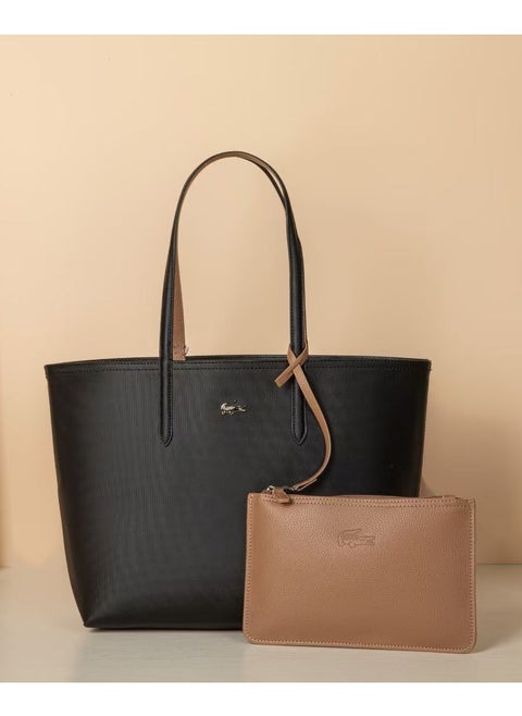 Reversible Tote Handbag with Pouch
