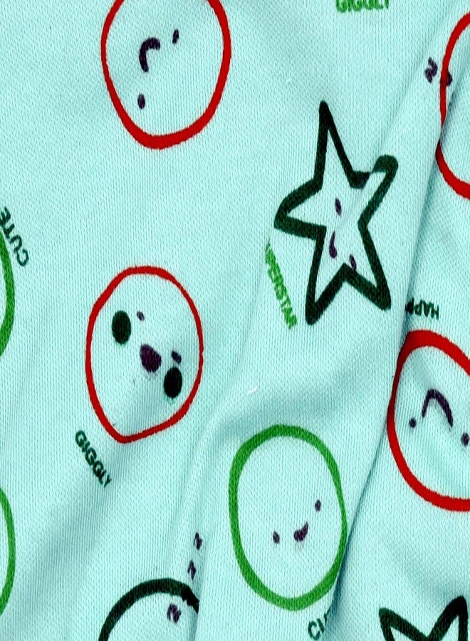 BCARE Newborn Baby Boys Girls Winter Soft Hosiery Woolen Cap with Tai Knot & Bonnet for Toddler Multicolor Printed Caps Infant Hat Kids Topi Pack of 3 - Image 5