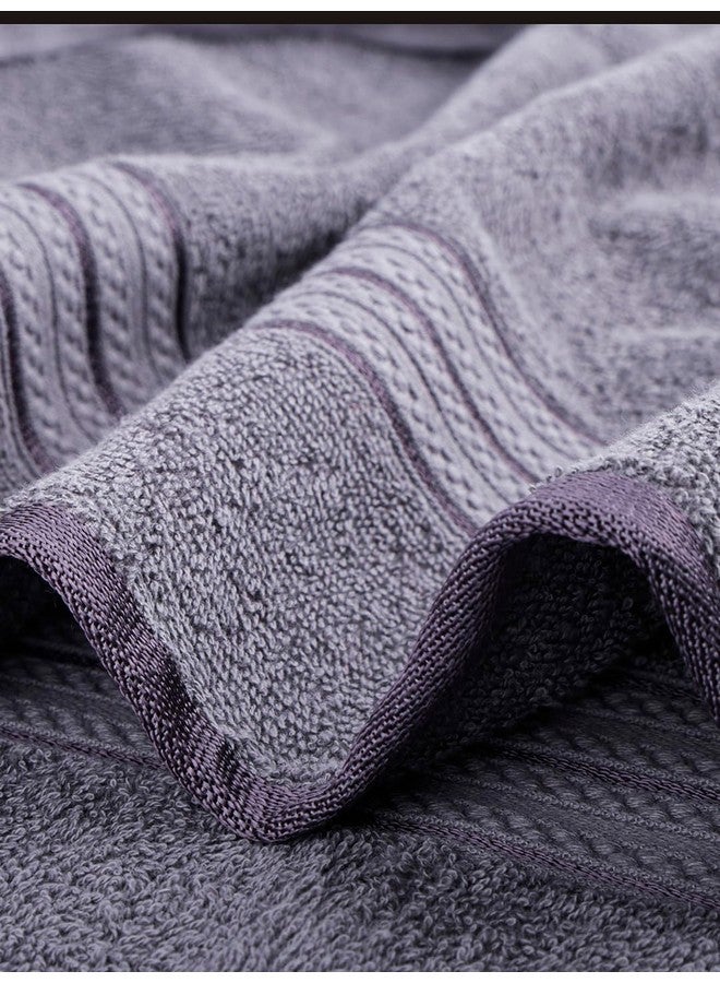 Dollar Bath Towel Cotton Soft, Large Size, 100% Cotton Towel - Highly Absorbent Size (75 X 150 Cm) for Men's and Women's 1 Piece Bath Towel (Stone Grey) - Image 2