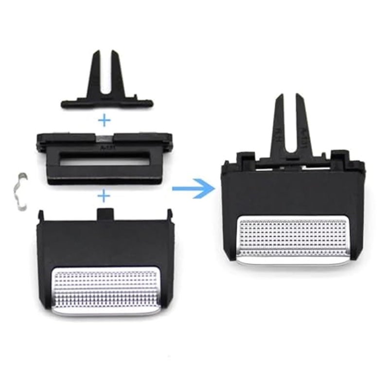 MKVAXR Dashboard Air Vent Clip for Mercedes-Benz W167 GLS GLE 350 400 450 500 580 (2020-2022) - Black - Image 3