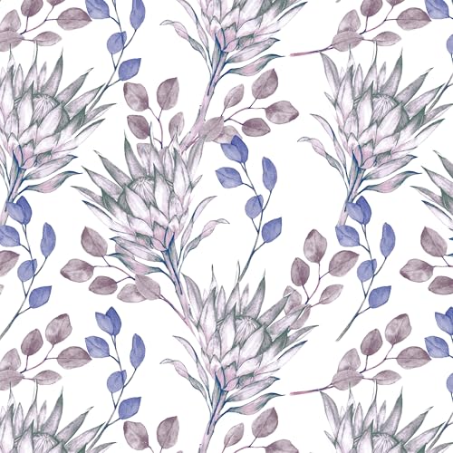 Home Ecstasy 100% Cotton Double Bedsheet with 2 Pillow Covers - (Size 87 x 94 inches, 140 TC, Colour - Purple: Lapis Purple) - Image 4