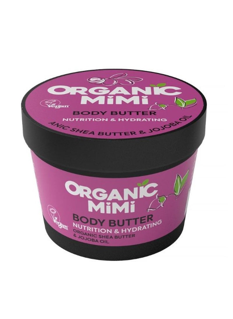 Organic Mimi Nutrition & Hydrating Shea & Jojoba Body Butter 100ml