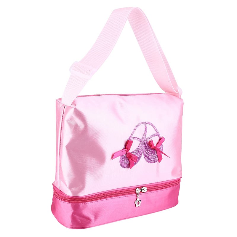 Girls Ballet Dance Bag With Sequins Gym Travel Duffle Shoulder Bag - Image 2