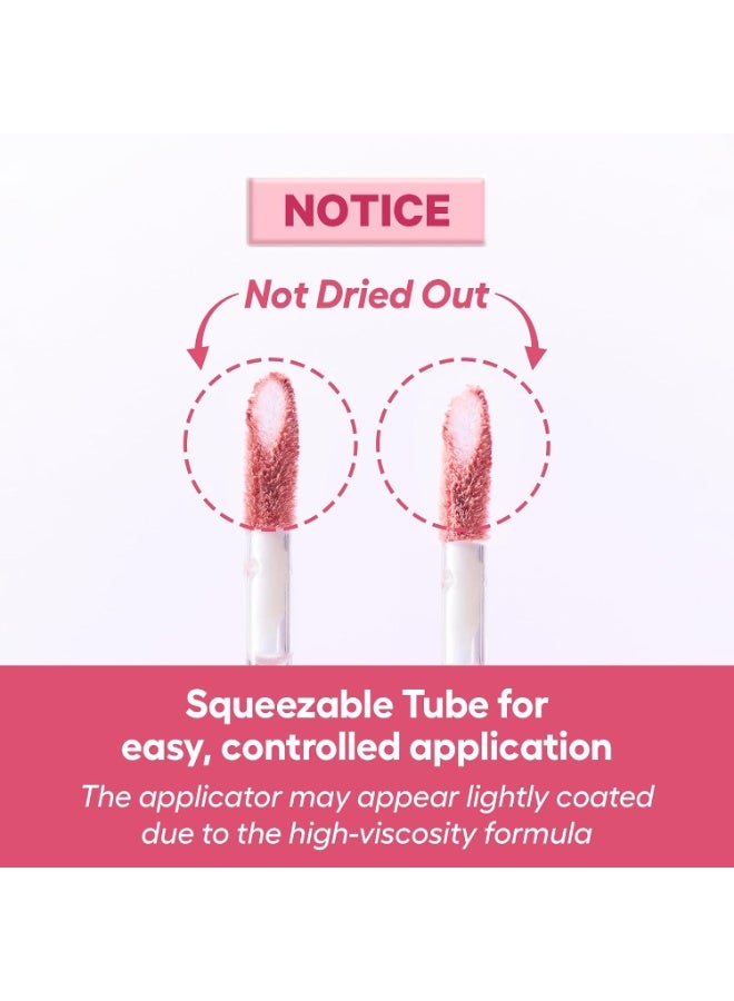 COLORGRAM Nude Blur Lip  Cheek Tint #04 Coral 2 in 1 Matte Lip Blush Korean K-Beauty - Image 5