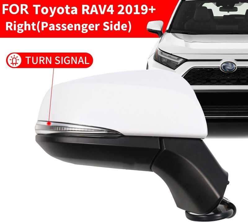 Marretoo Side Mirror Assembly for Toyota RAV4 (2019-2024) - Image 2
