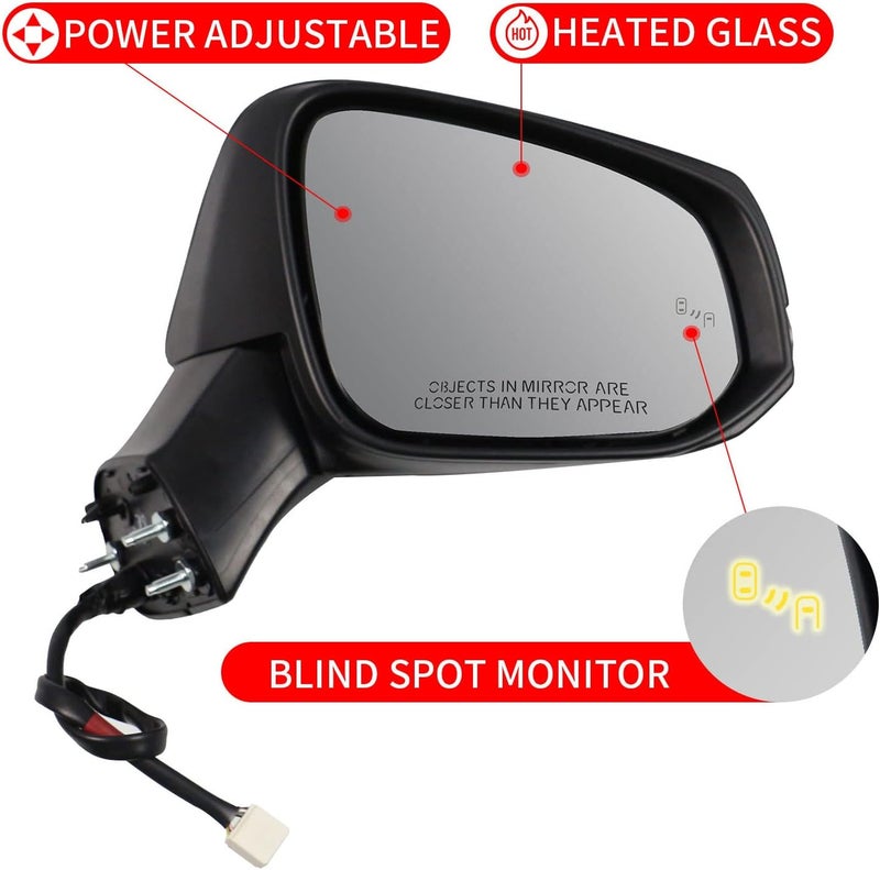 Marretoo Side Mirror Assembly for Toyota RAV4 (2019-2024) - Image 3