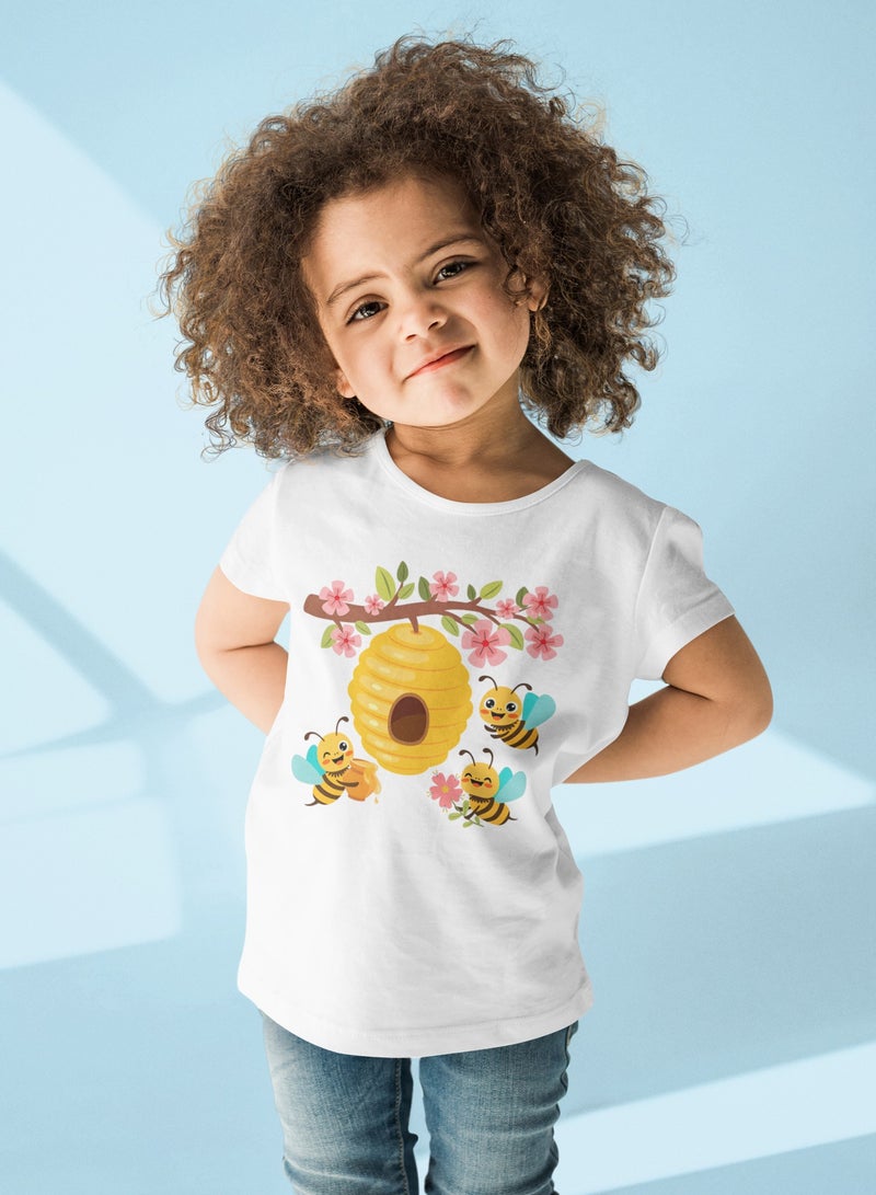 ZOOM BEE-HIVES T-SHIRT DESIGN FOR KIDS